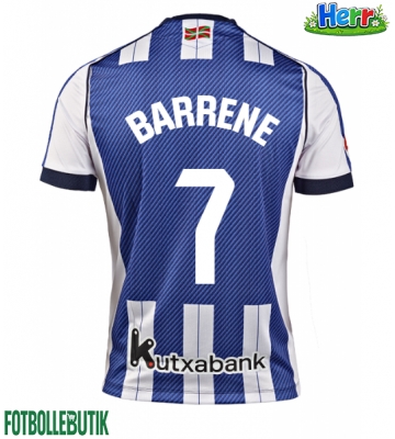 Real Sociedad Ander Barrenetxea #7 Hemmatröja 2025-26 Kortärmad